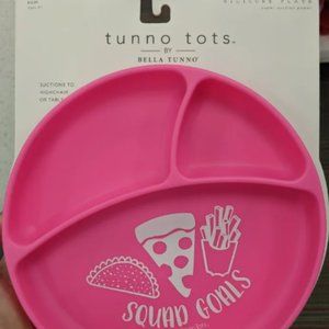 Pink Tunno Tots Squad Goals Suction Plate